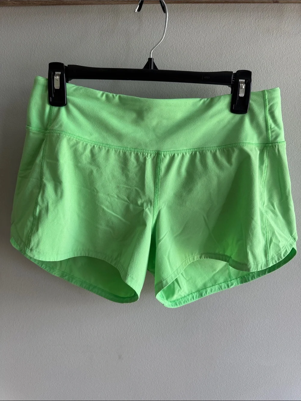 lululemon athletica Bright Lime Athletic Shorts - Picture 4 of 4